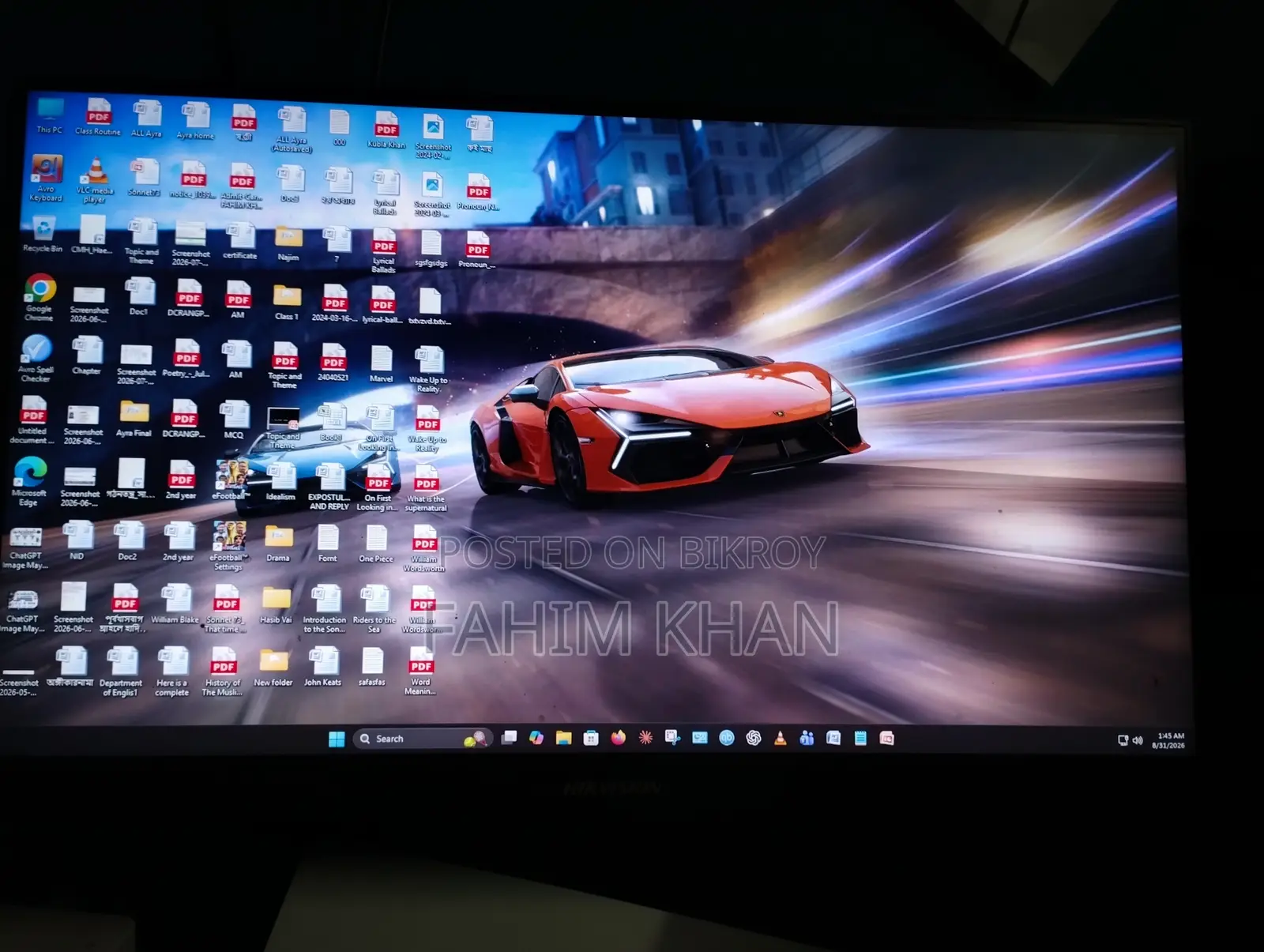 Desktop Computer MSI 16GB AMD Ryzen 5 SSD 256GB