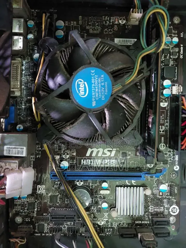 Msi 81 Board && I3 4th Gen Processor && 4 + 4 Gb Ram