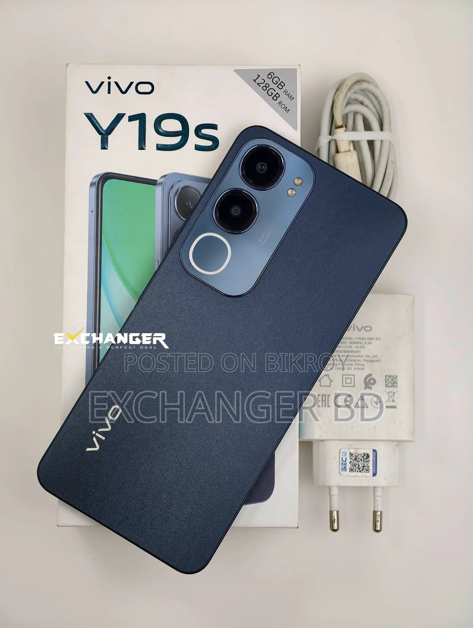 Vivo Y19s 128 GB Black