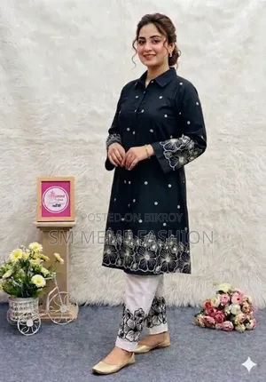 Stylish Embroidery Two Piece Co-Ord Set
