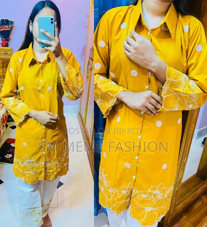 Stylish Embroidery Two Piece Co-Ord Set