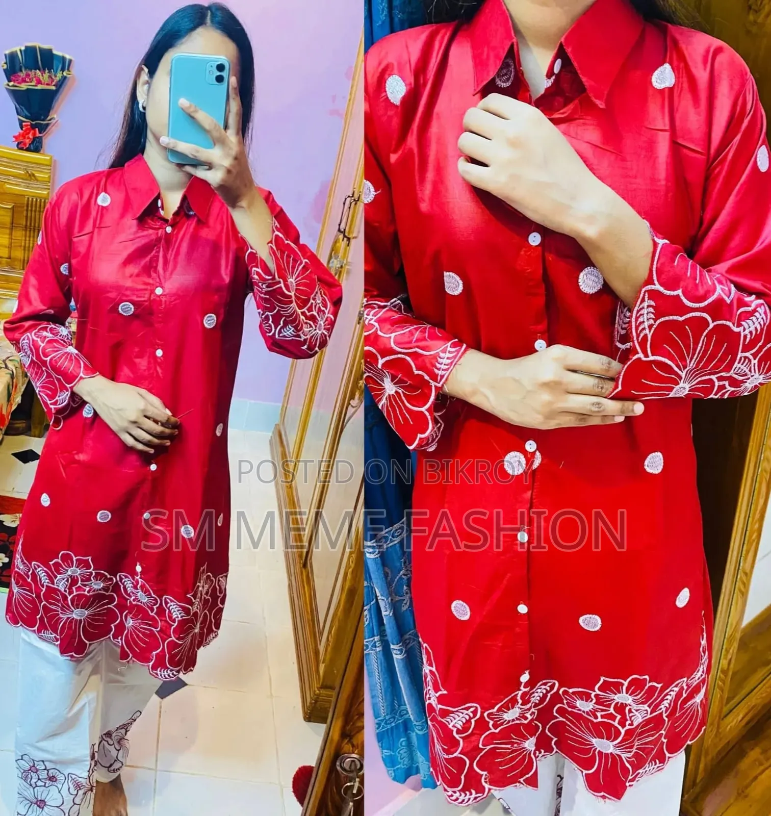 Stylish Embroidery Two Piece Co-Ord Set