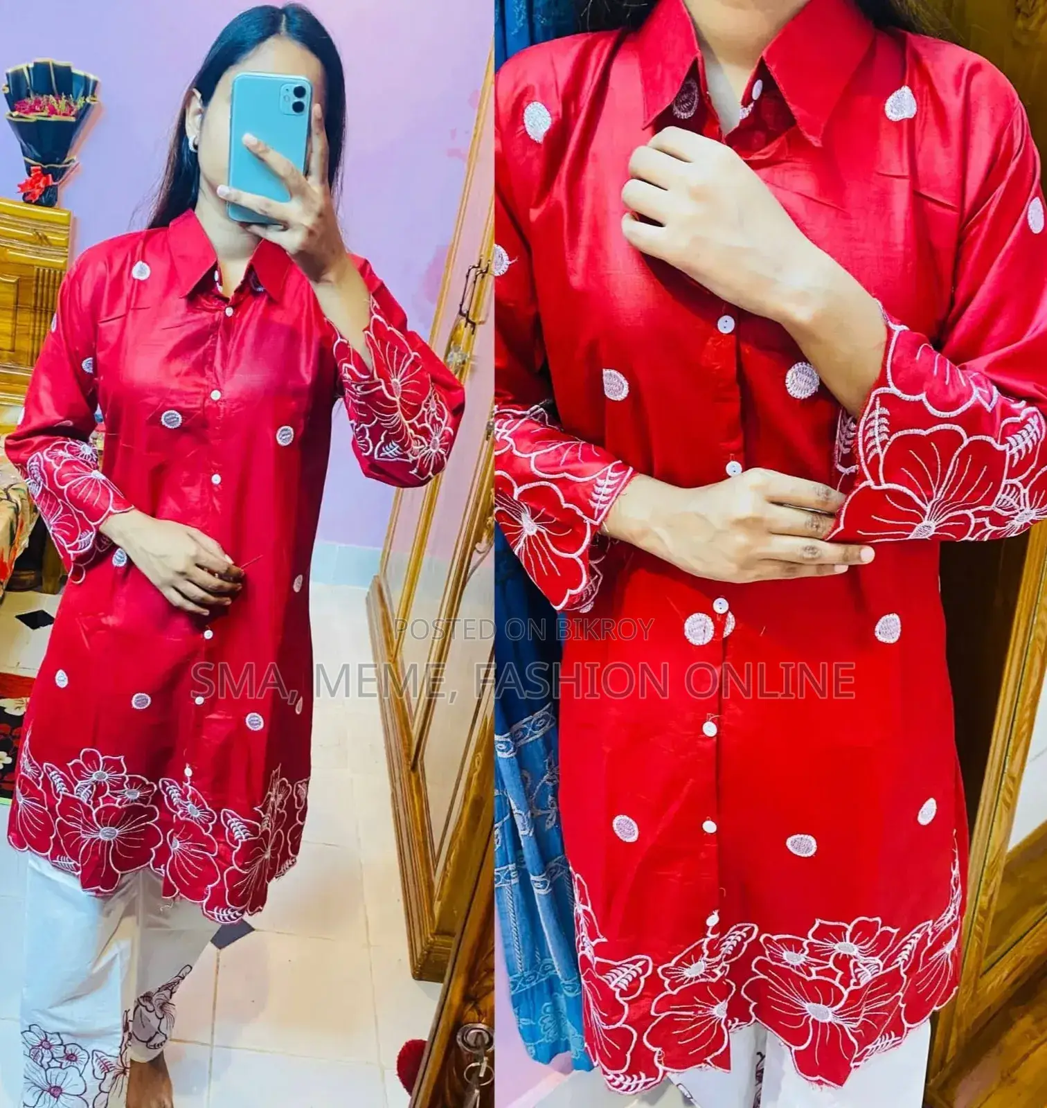 Stylish Embroidery Two Piece Co-Ord Set