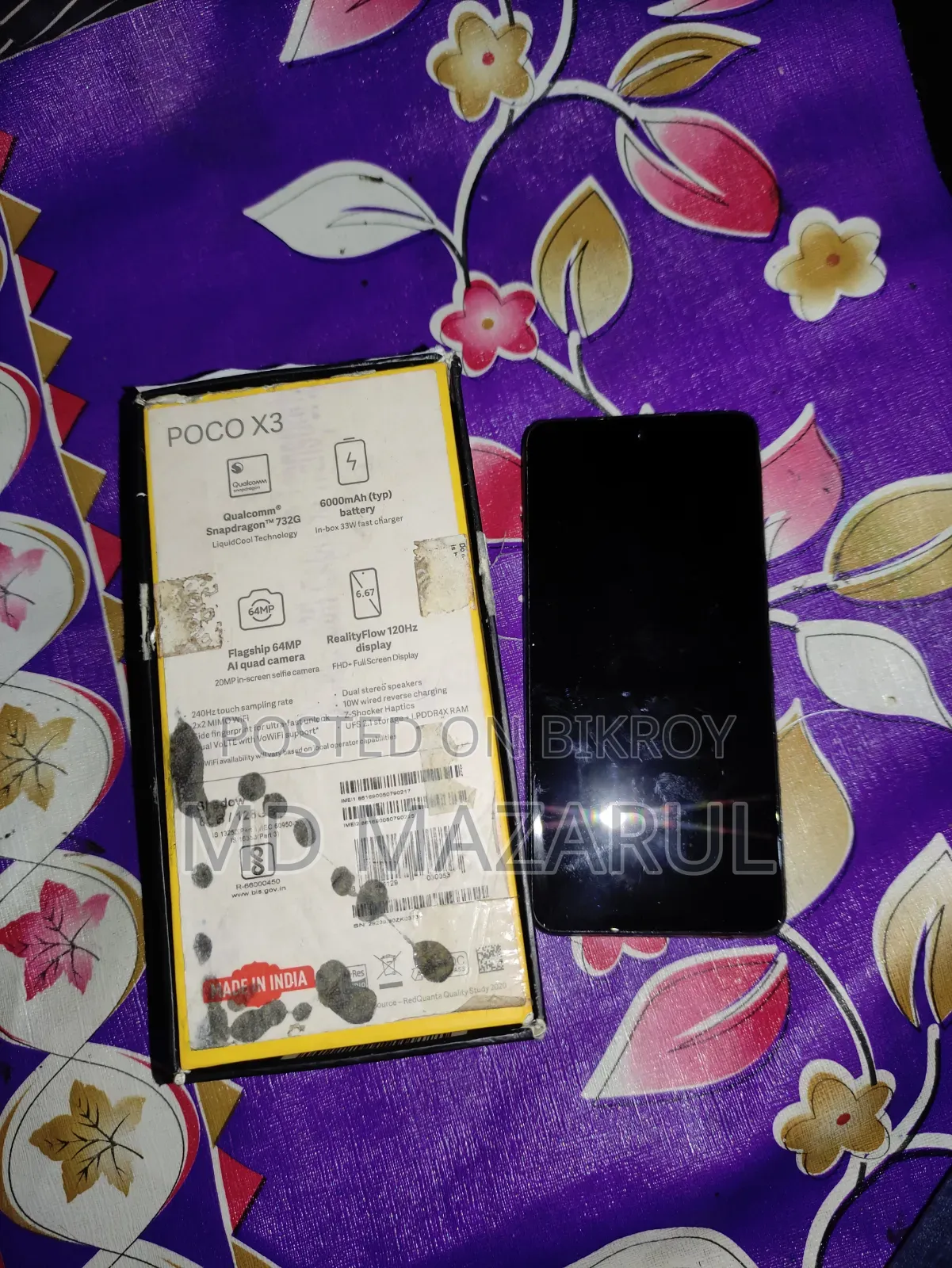 Xiaomi Poco X3 NFC 128 GB Blue