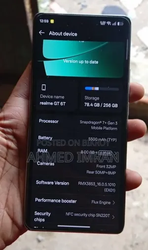 Realme GT 6T 256 GB Gray