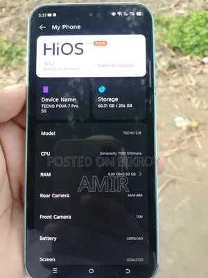Tecno Pova 7 Pro 5G 256 GB Bronze