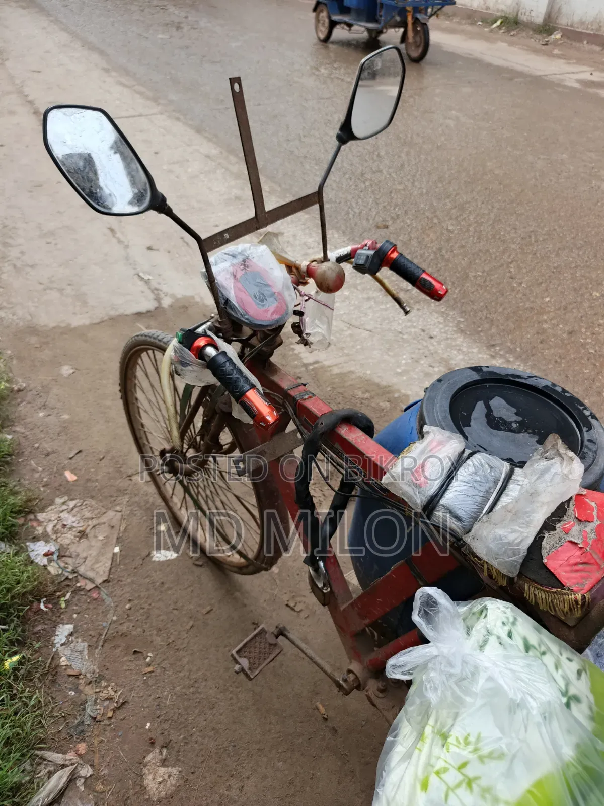 আখ ভাঙ্গা মেশিন ও আটো ভ্যান