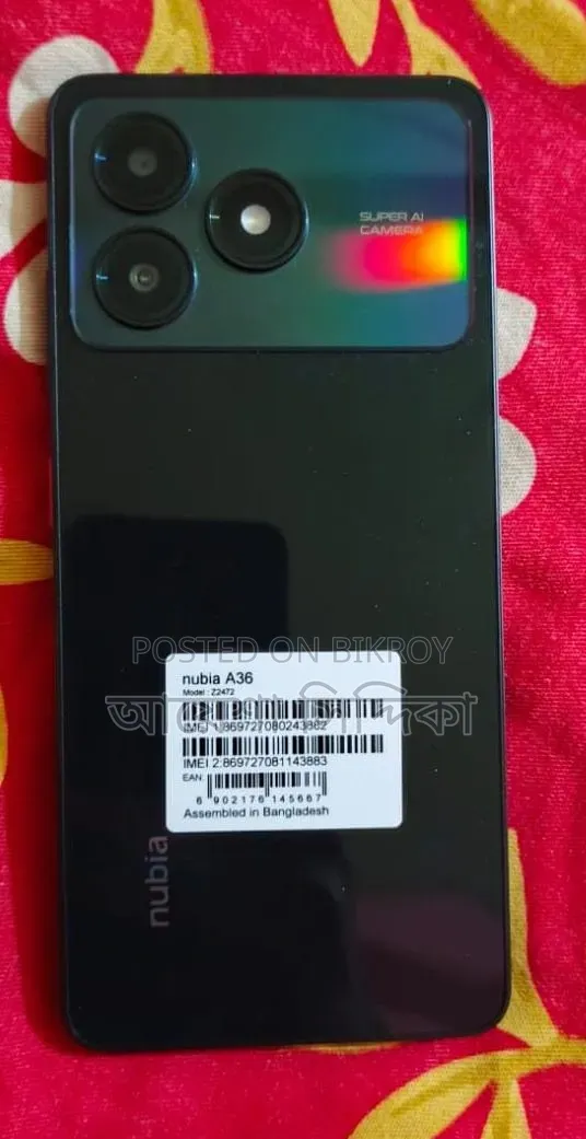 New ZTE Blade A36 64 GB Black