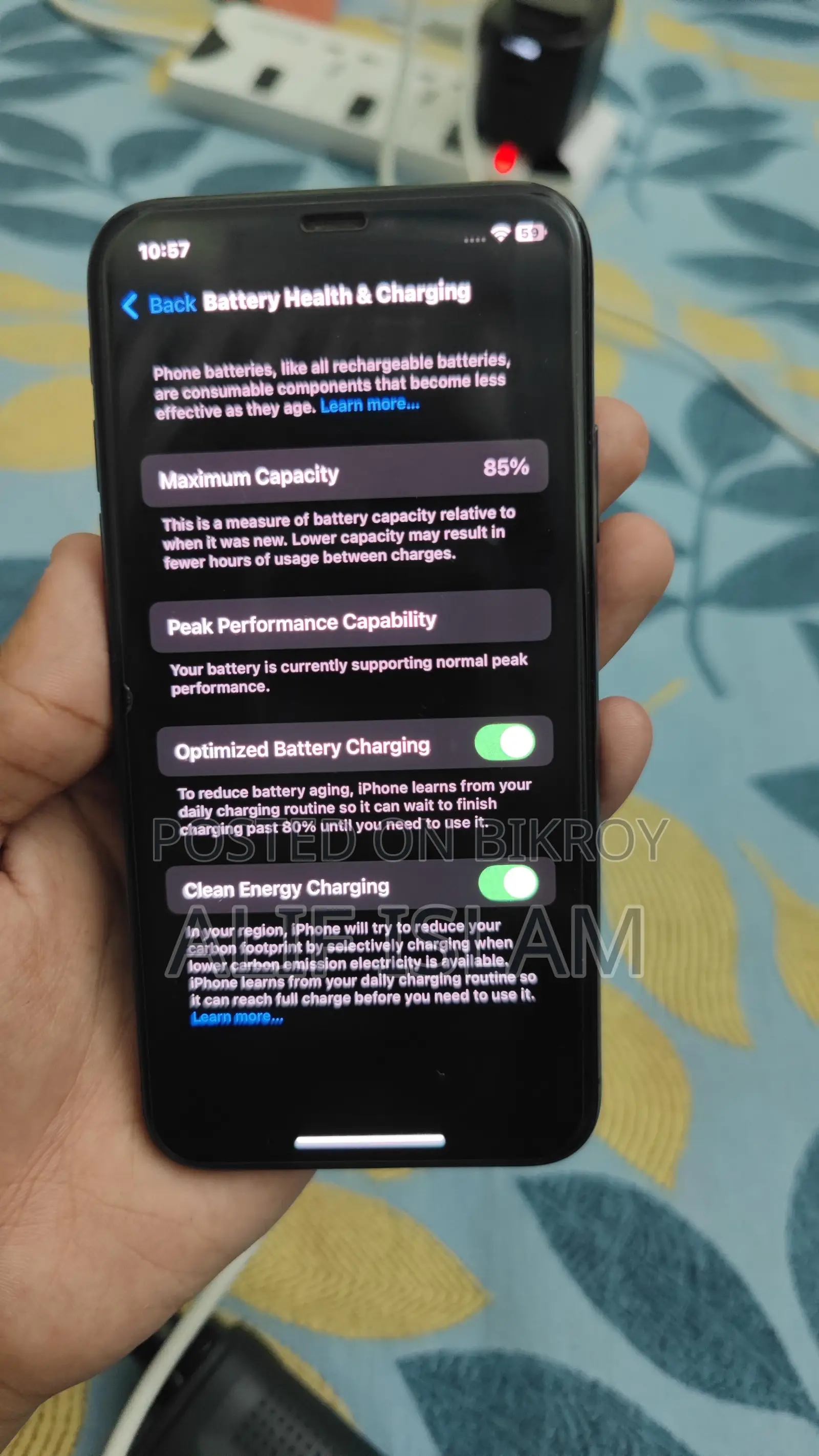 Apple iPhone X 64 GB Black