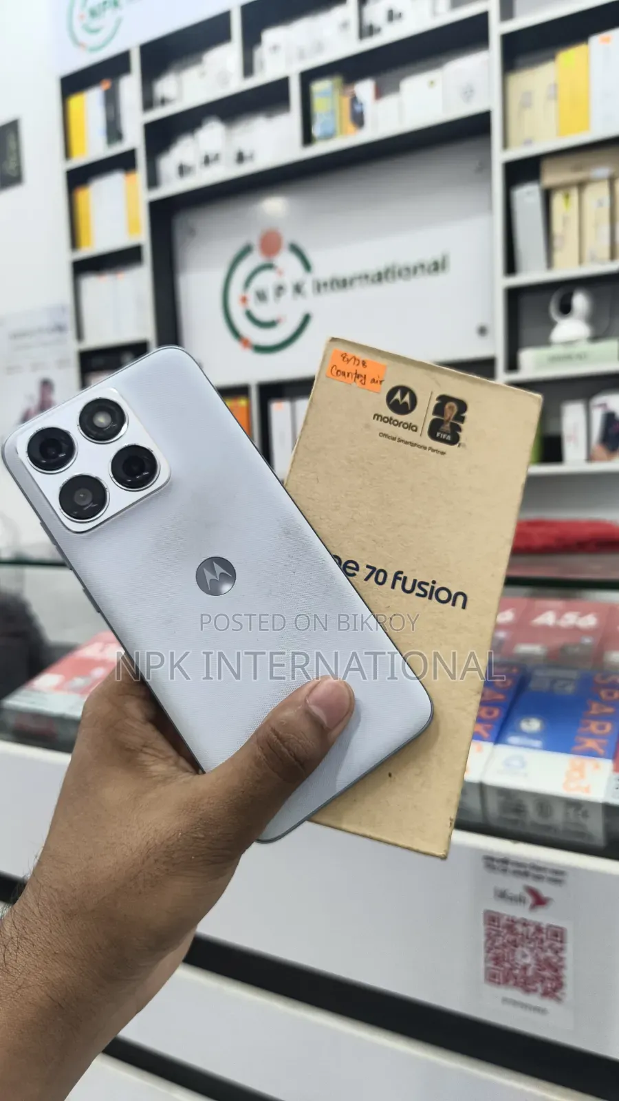 Motorola Edge 70 Fusion 128 GB White
