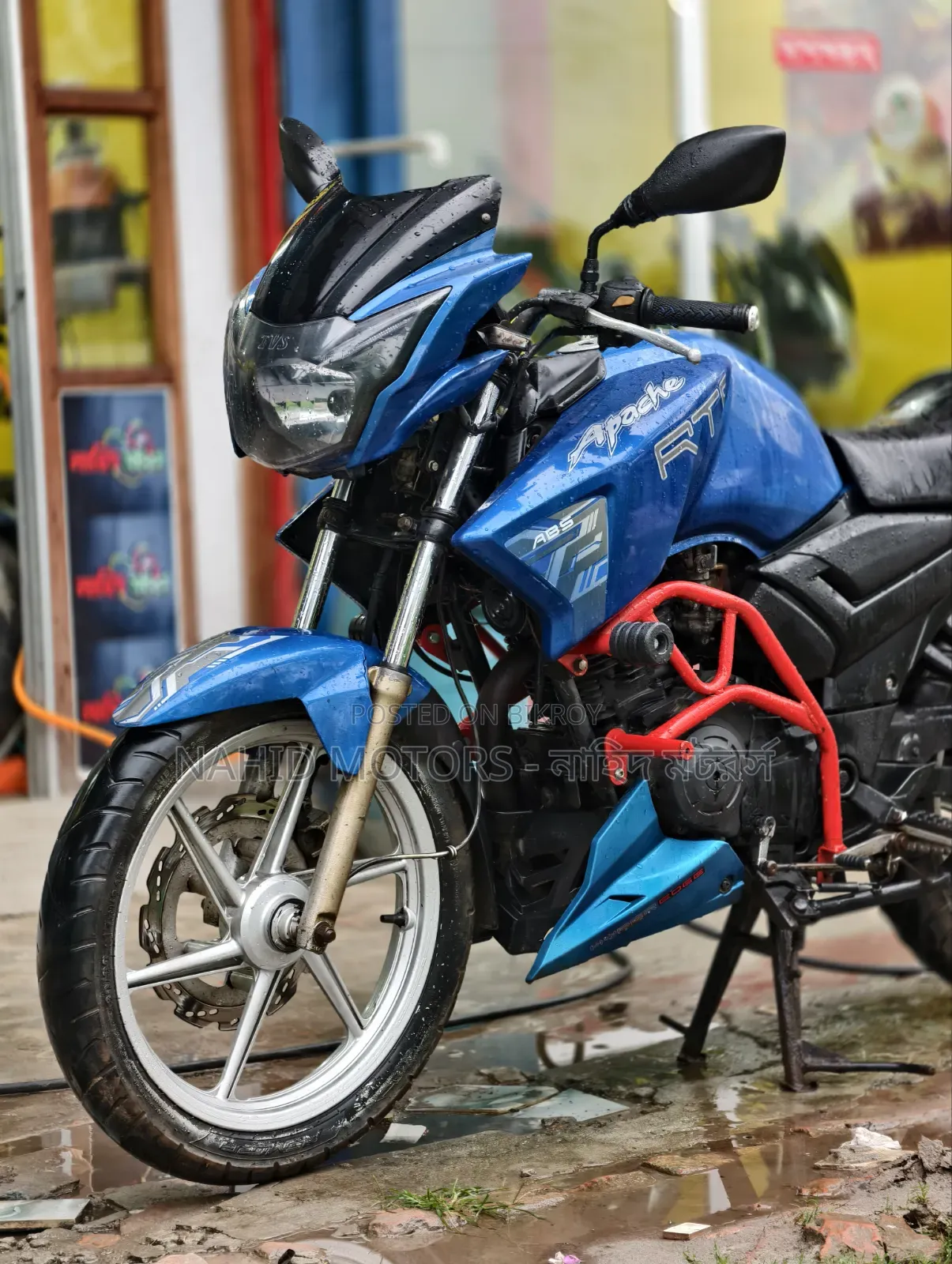 TVS Apache RTR 160 2V 2017 Blue