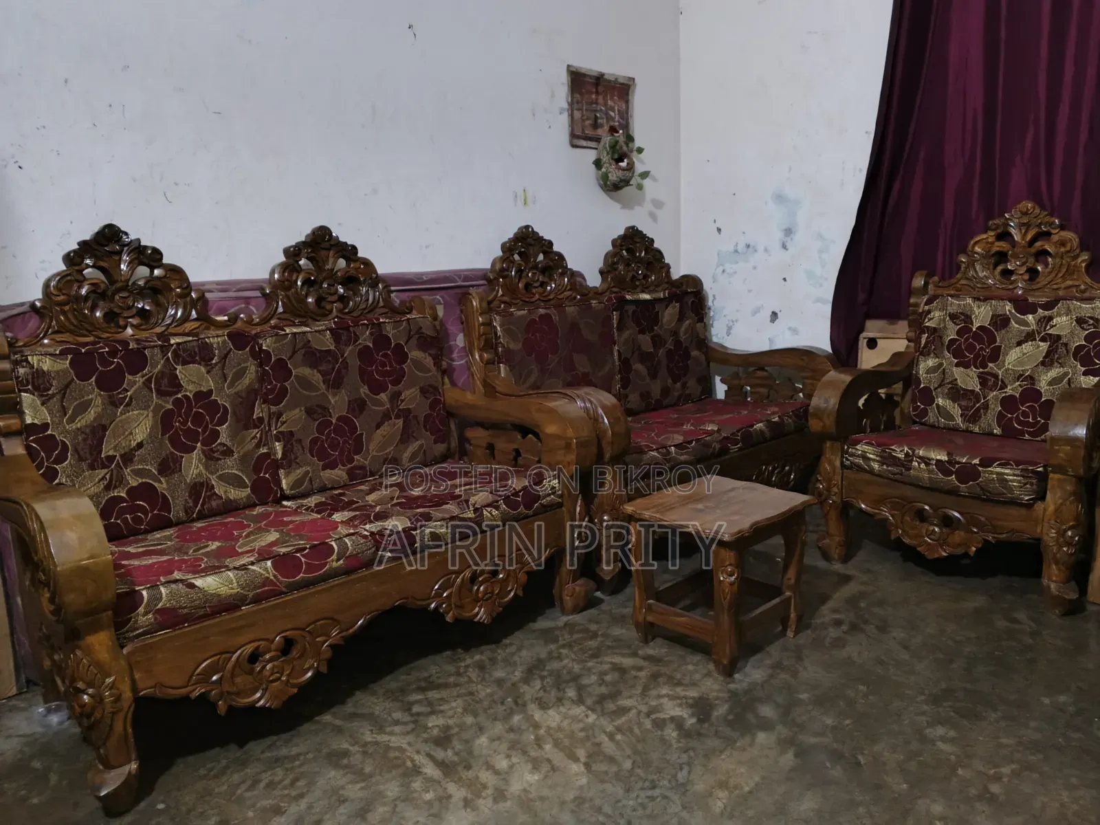 Teak Wood Sofa
