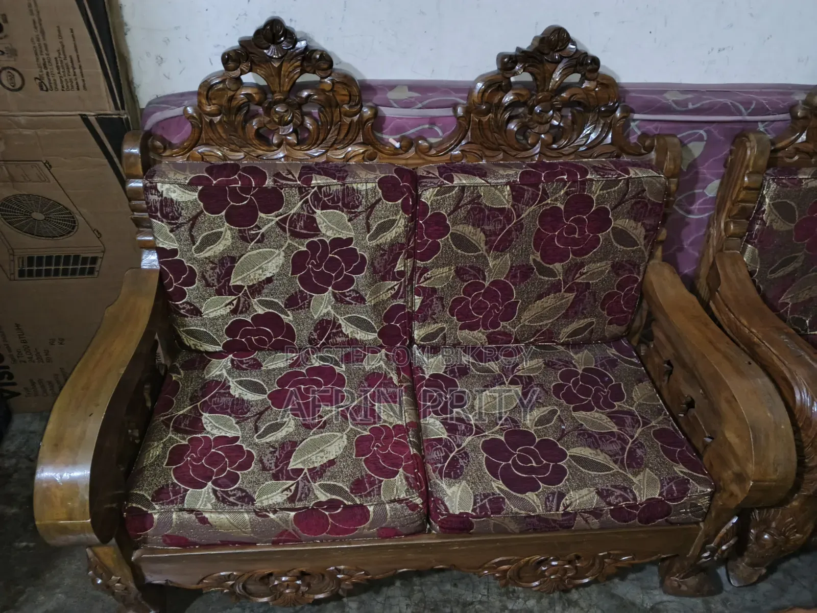 Teak Wood Sofa