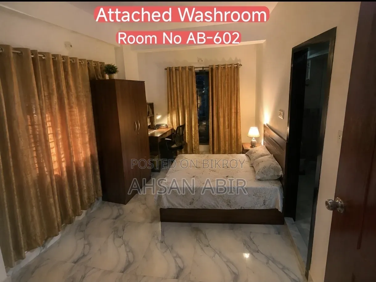 Furnished 1bdrm Apartment in Road No. 2, Dhaka for rent