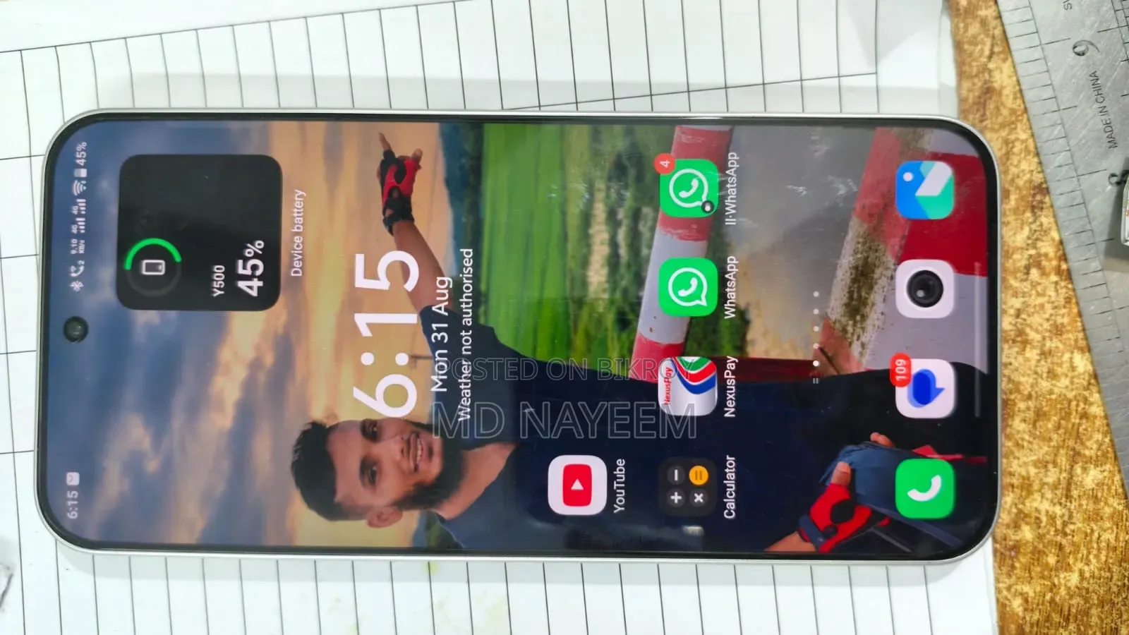 Vivo Y500 128 GB Silver