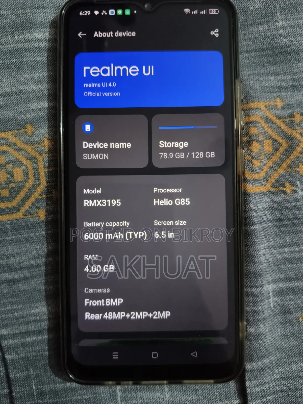 Realme C25s 128 GB Black