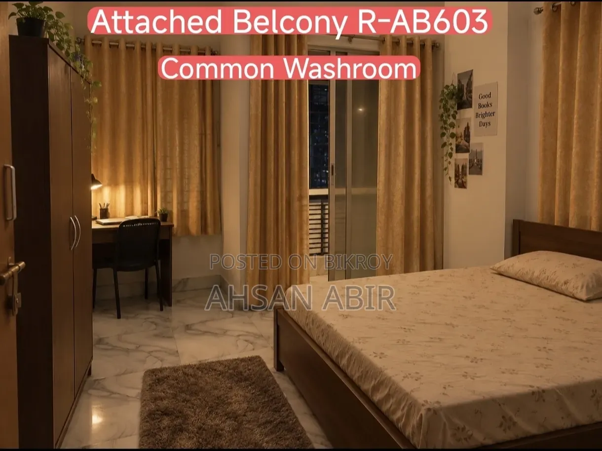 Furnished 1bdrm Apartment in Road No. 2, Dhaka for rent