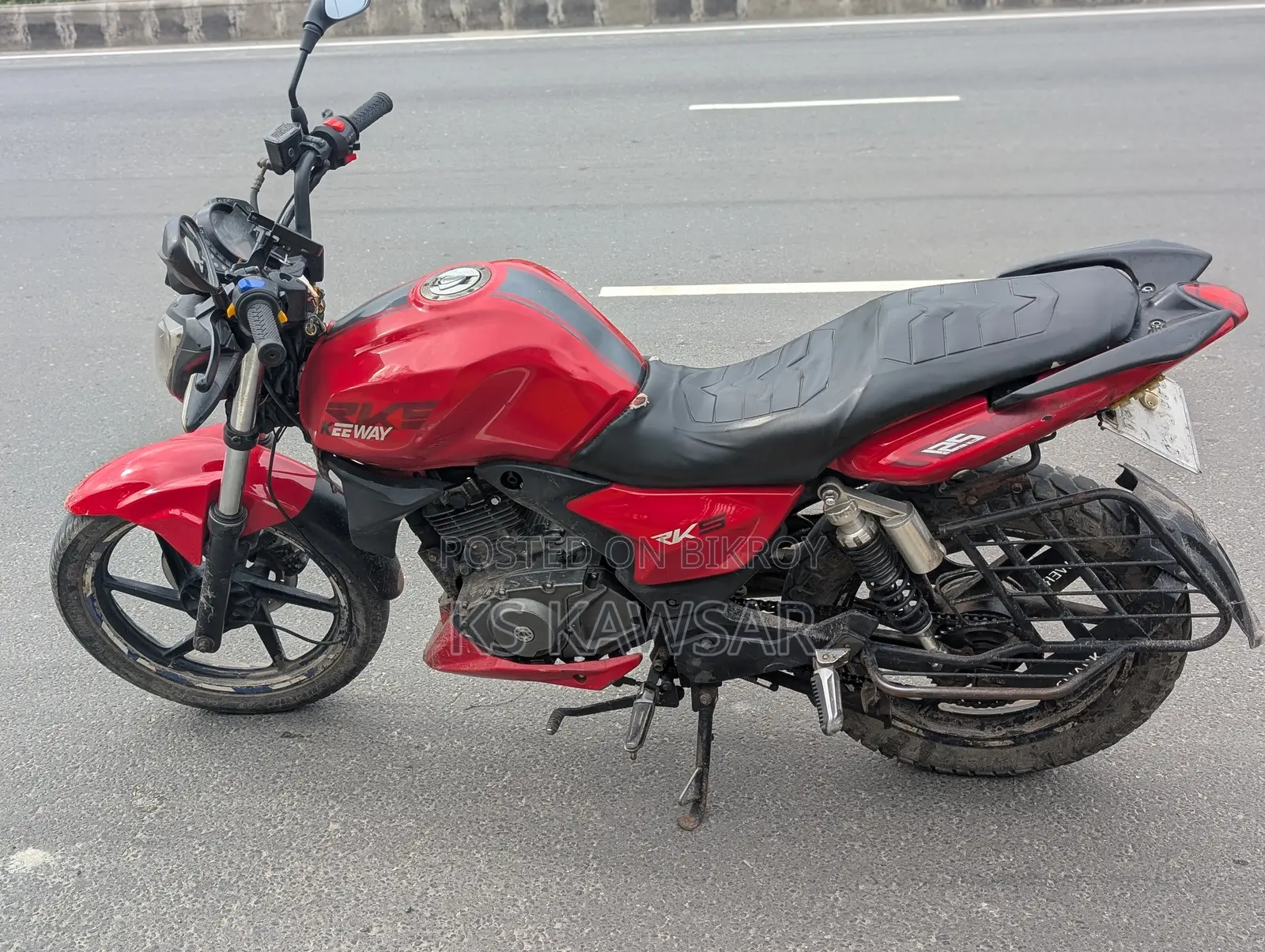 কিওয়ে আরকেএস ১২৫ ২০১৭ লাল