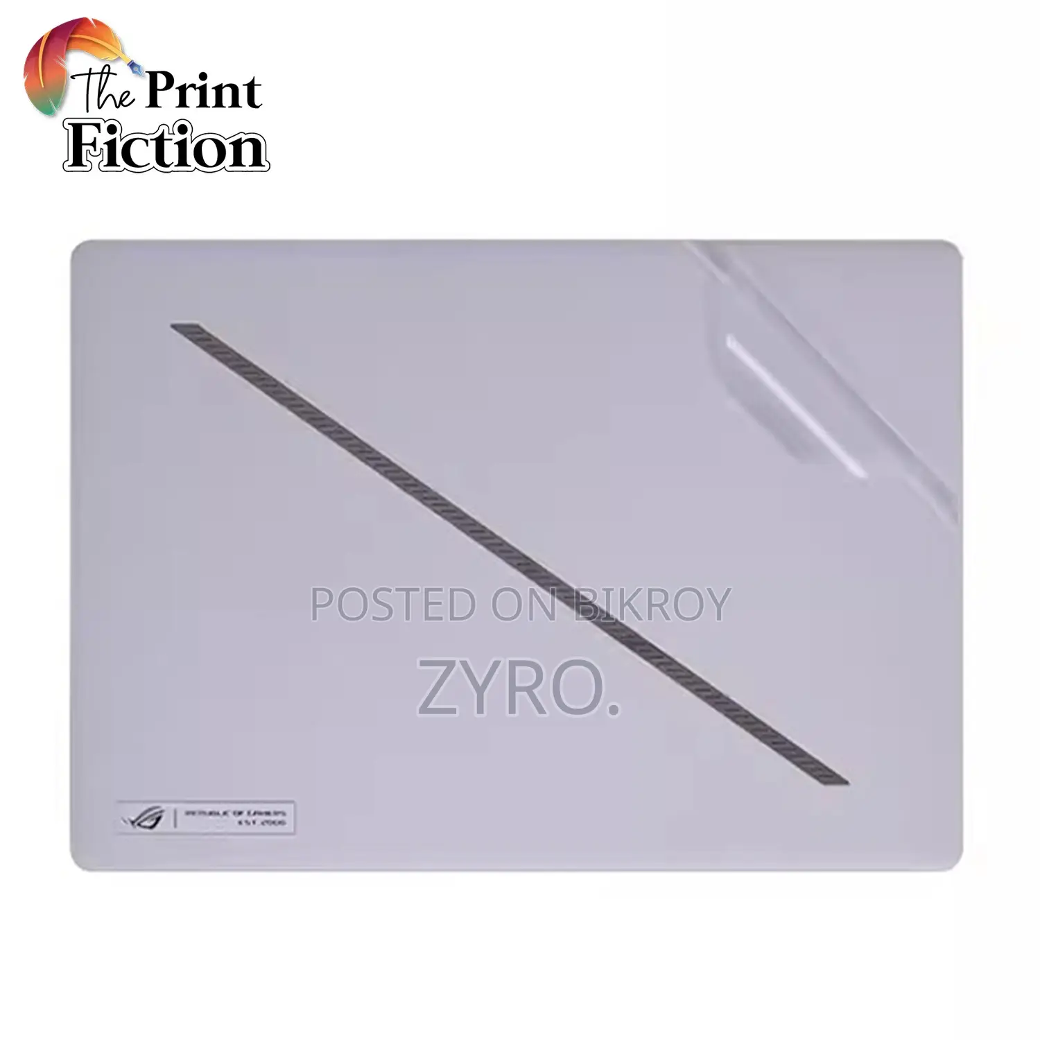 Laptop Lamination and Sticker Matt Transparent