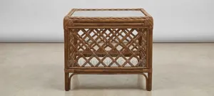 Rattan Cane Single Seater (বেতের সিঙ্গেল সফা) + Two Teapoys