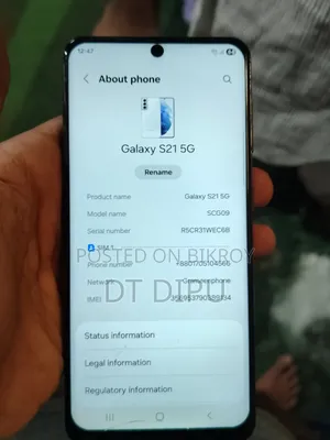 Samsung Galaxy S21 5G 256 GB White