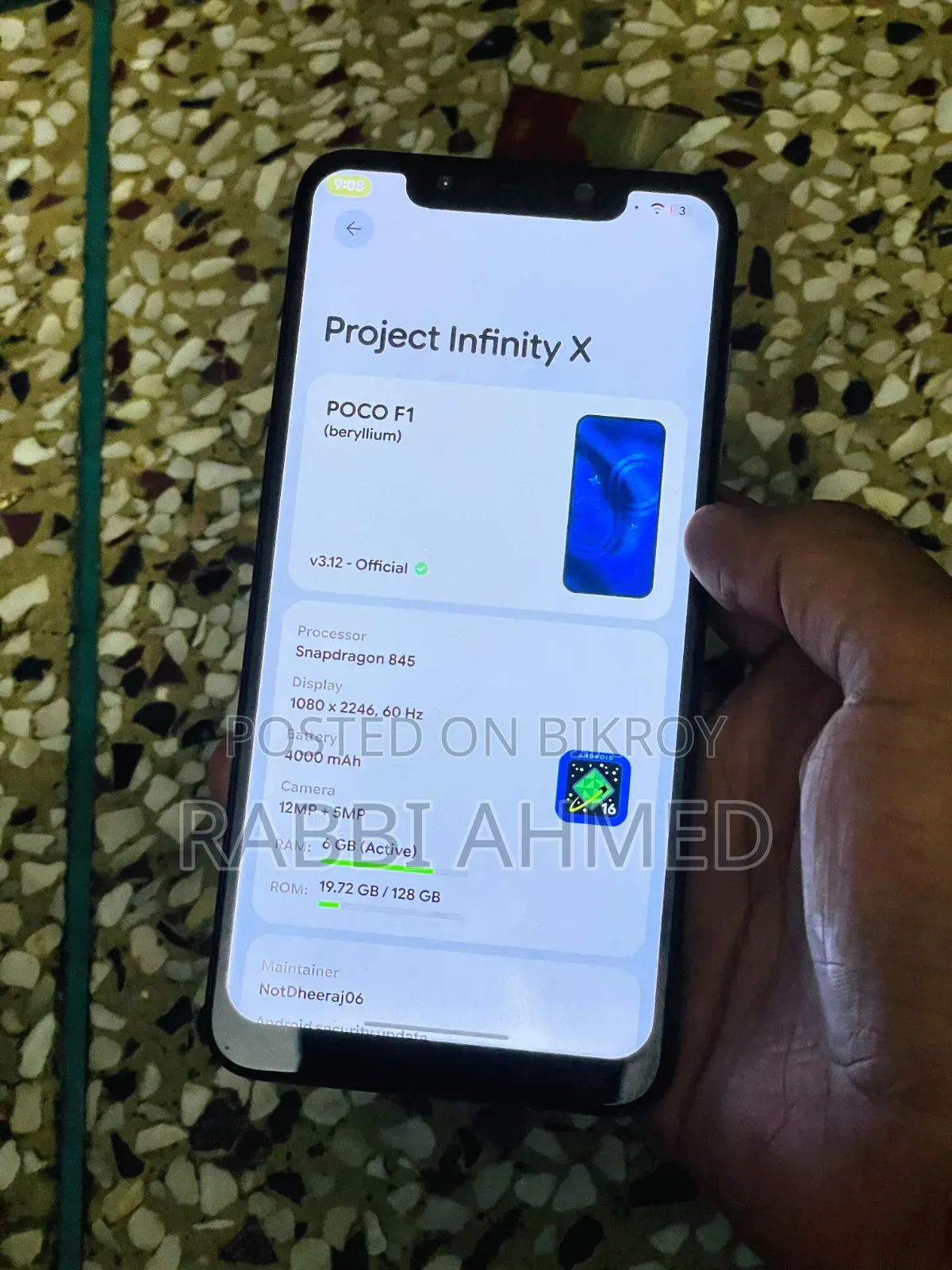 Xiaomi Pocophone F1 128 GB Blue