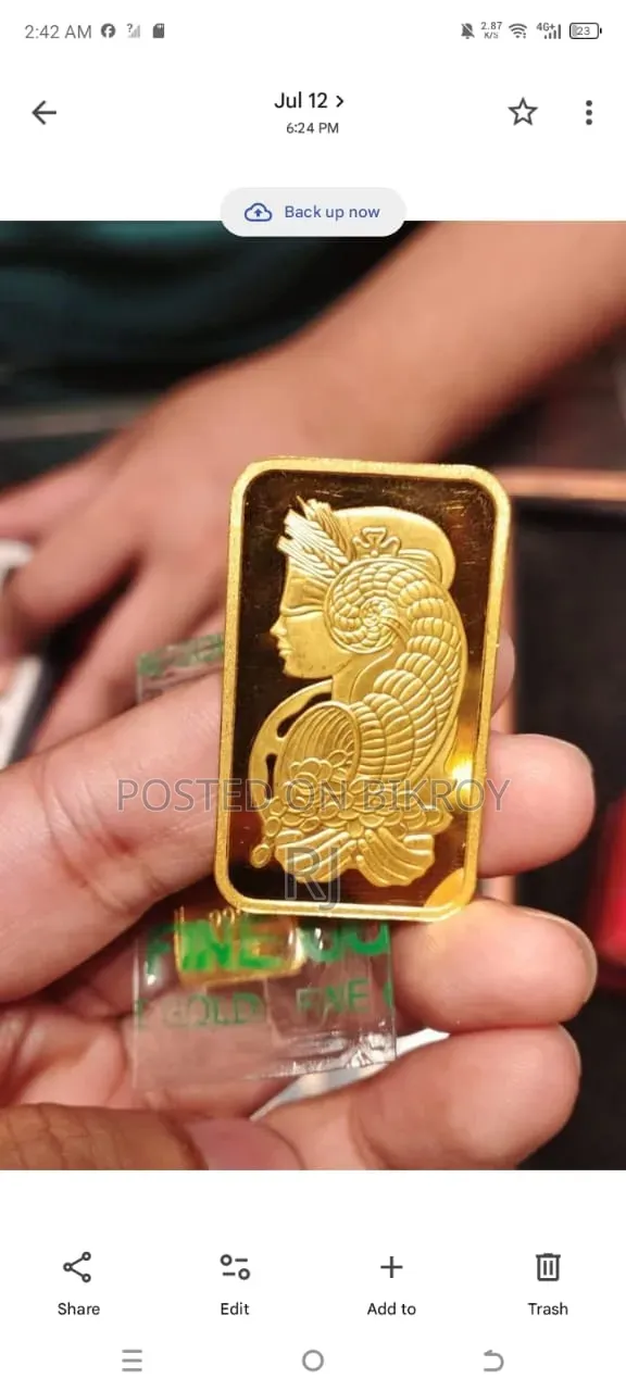 Goldbar Fine Gold 999,9