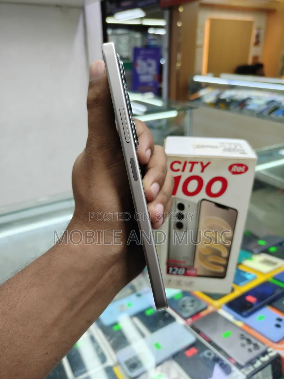 আইটেল সিটি ১০০ ১২৮ জিবি গ্রে