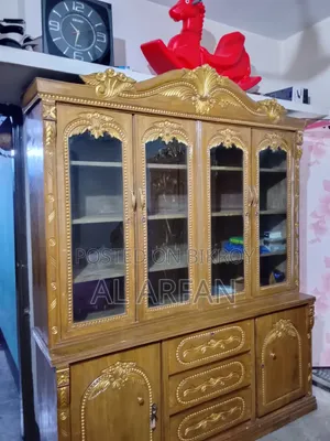 শোকেস সেগুন কাঠের