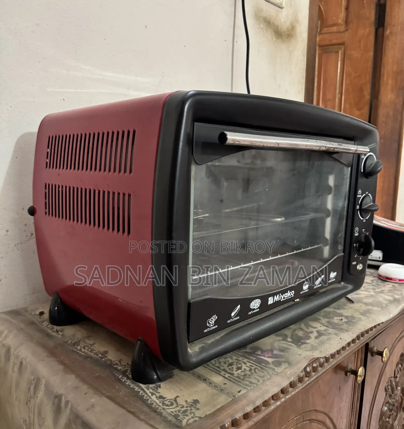 Miyako 30L Electric Convection Oven – ভালো কন্ডিশন