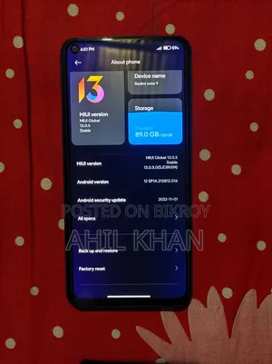 রিয়েলমি ৯ ১২৮ জিবি নীল