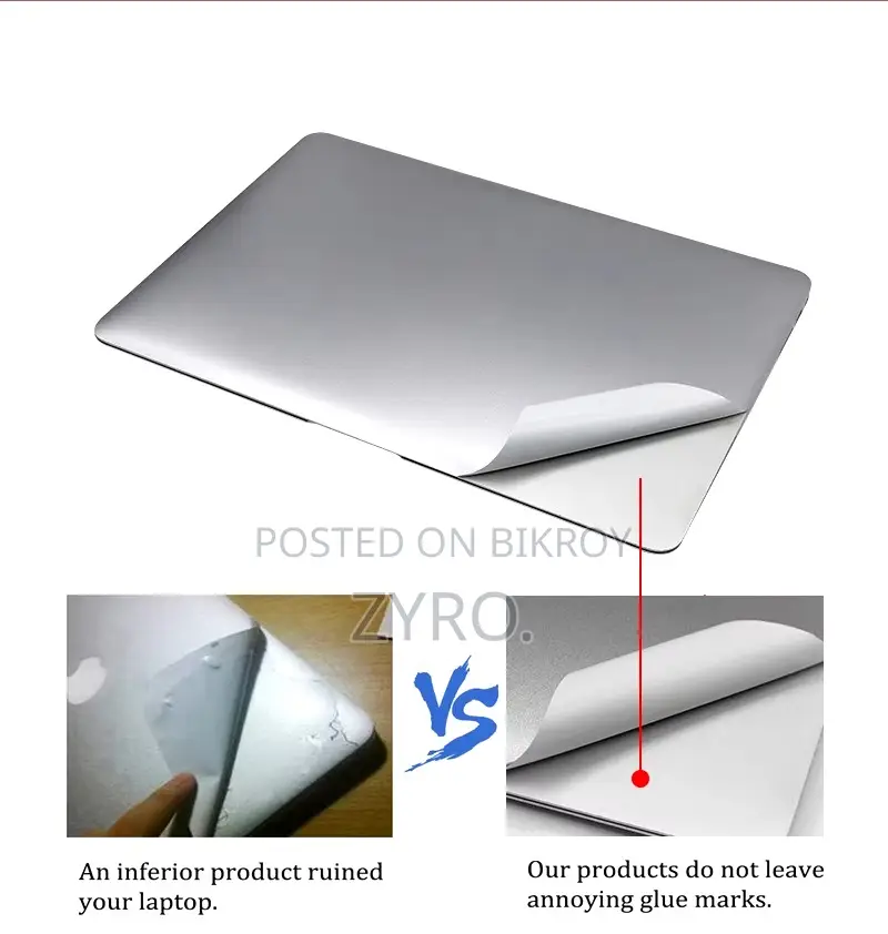 Laptop Lamination and Sticker Sliver