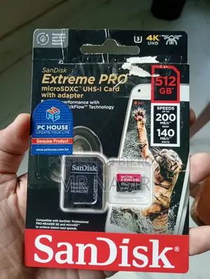512GB Sandisk Extreme PRO 200mbps V30