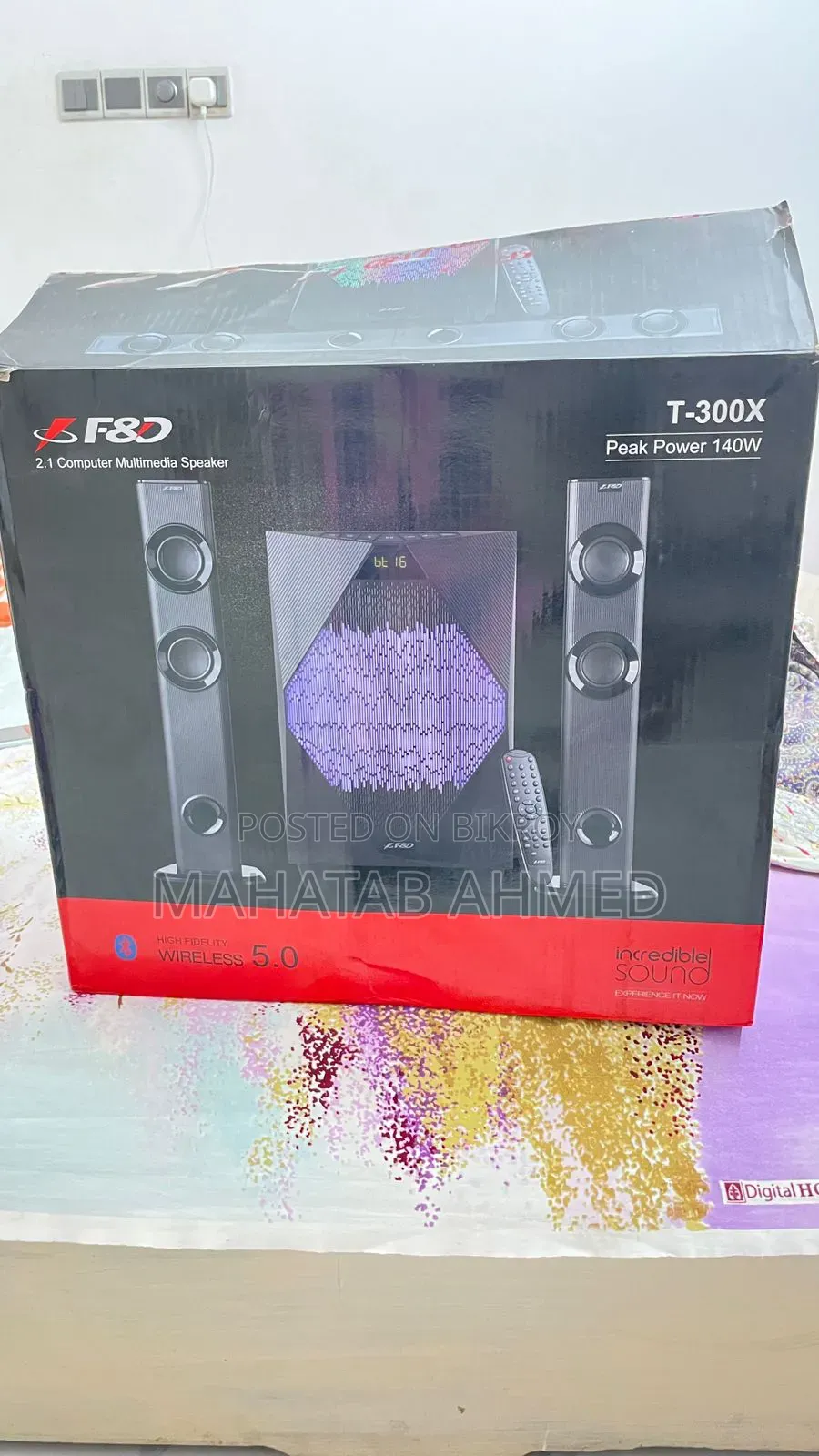 F&D T-300x 2:1 Bluetooth TV Soundbar