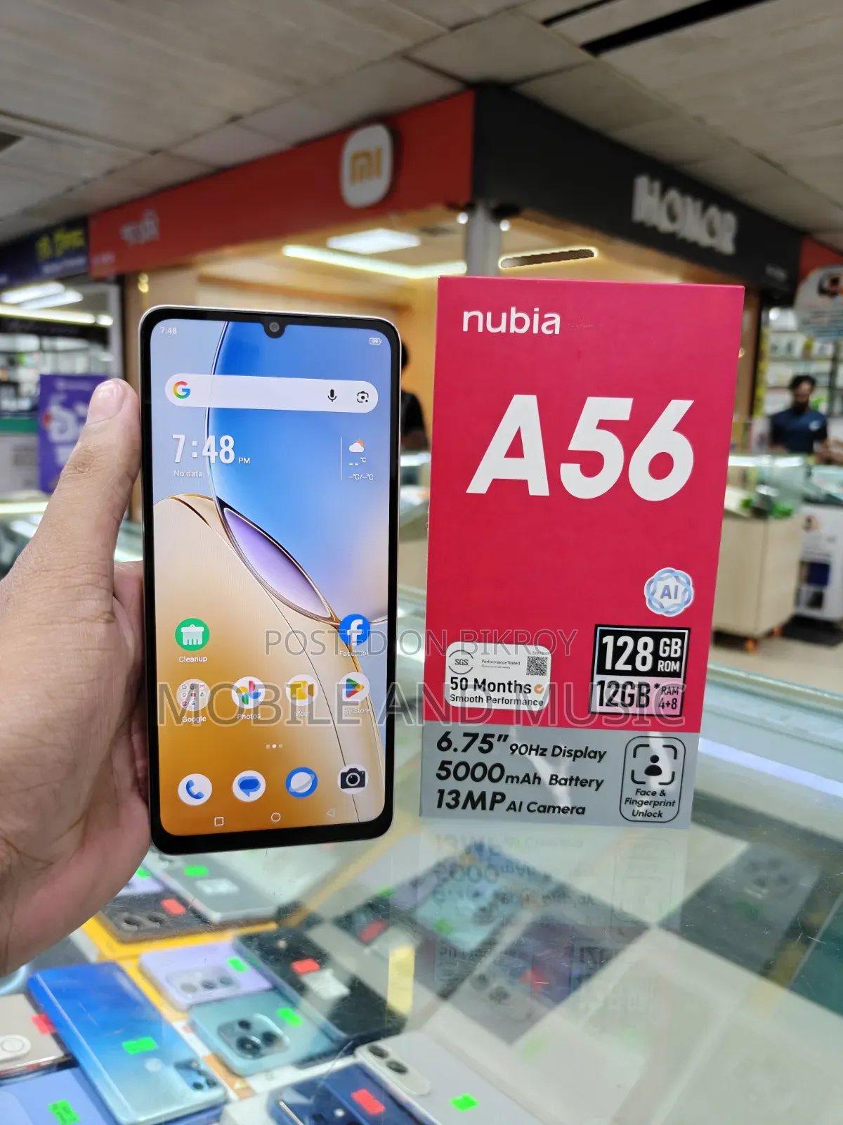 ZTE 128 GB Gold