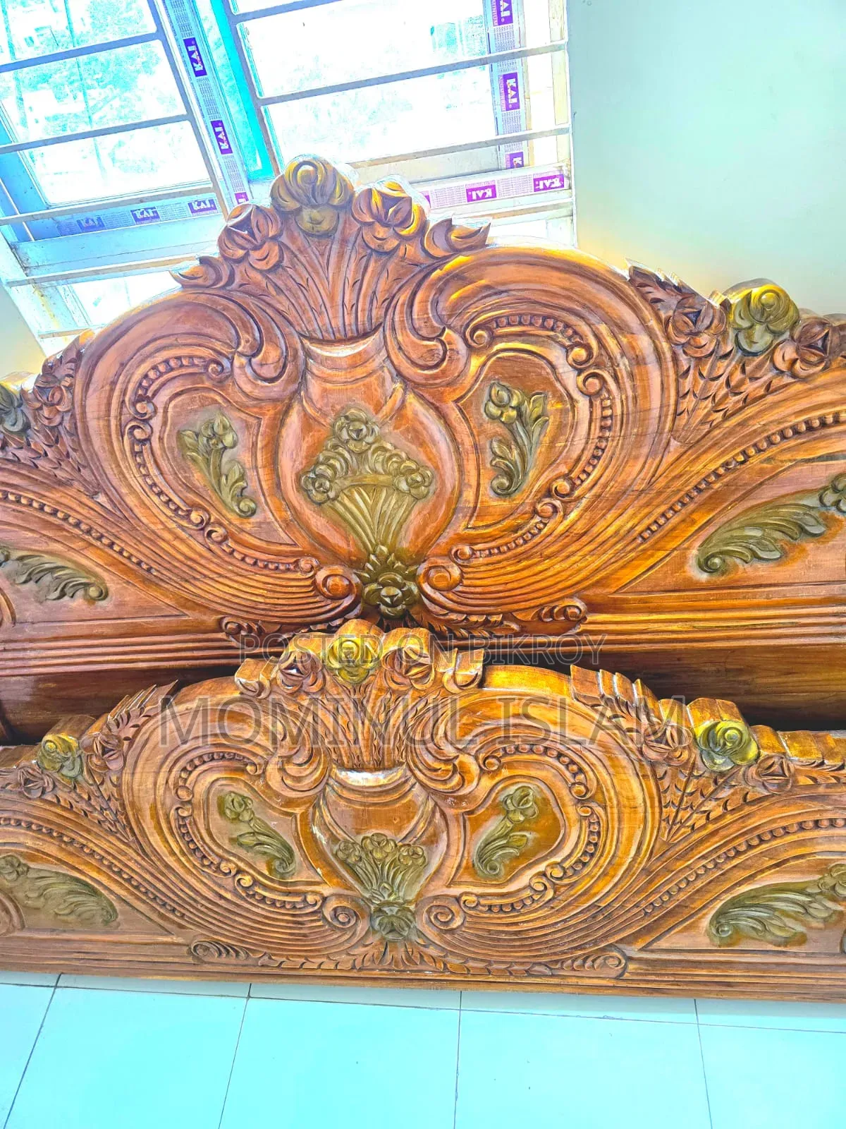 Teak Wood Box Bed