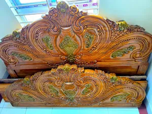 Teak Wood Box Bed
