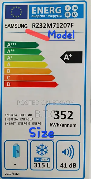Samsung Fridge 315 Liter RZ32M71207F