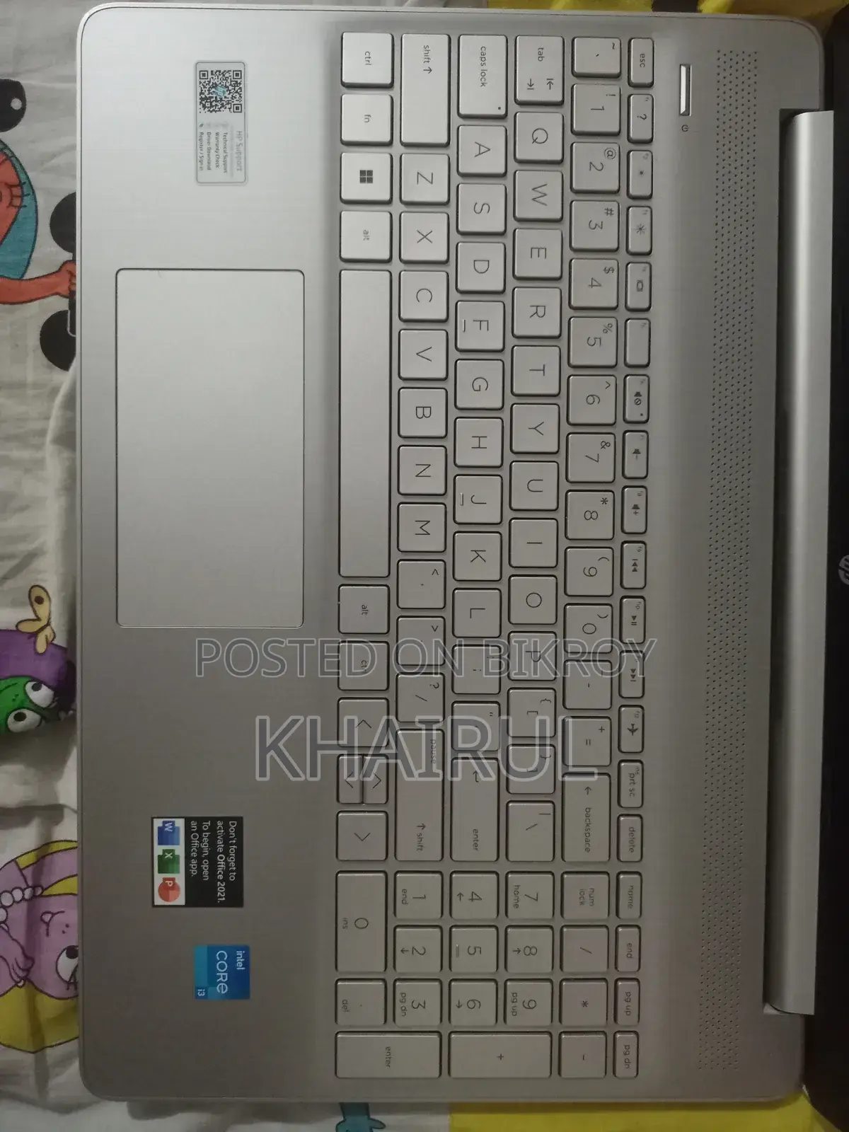 Laptop HP 15s 8GB Intel Core i3 SSD 512GB