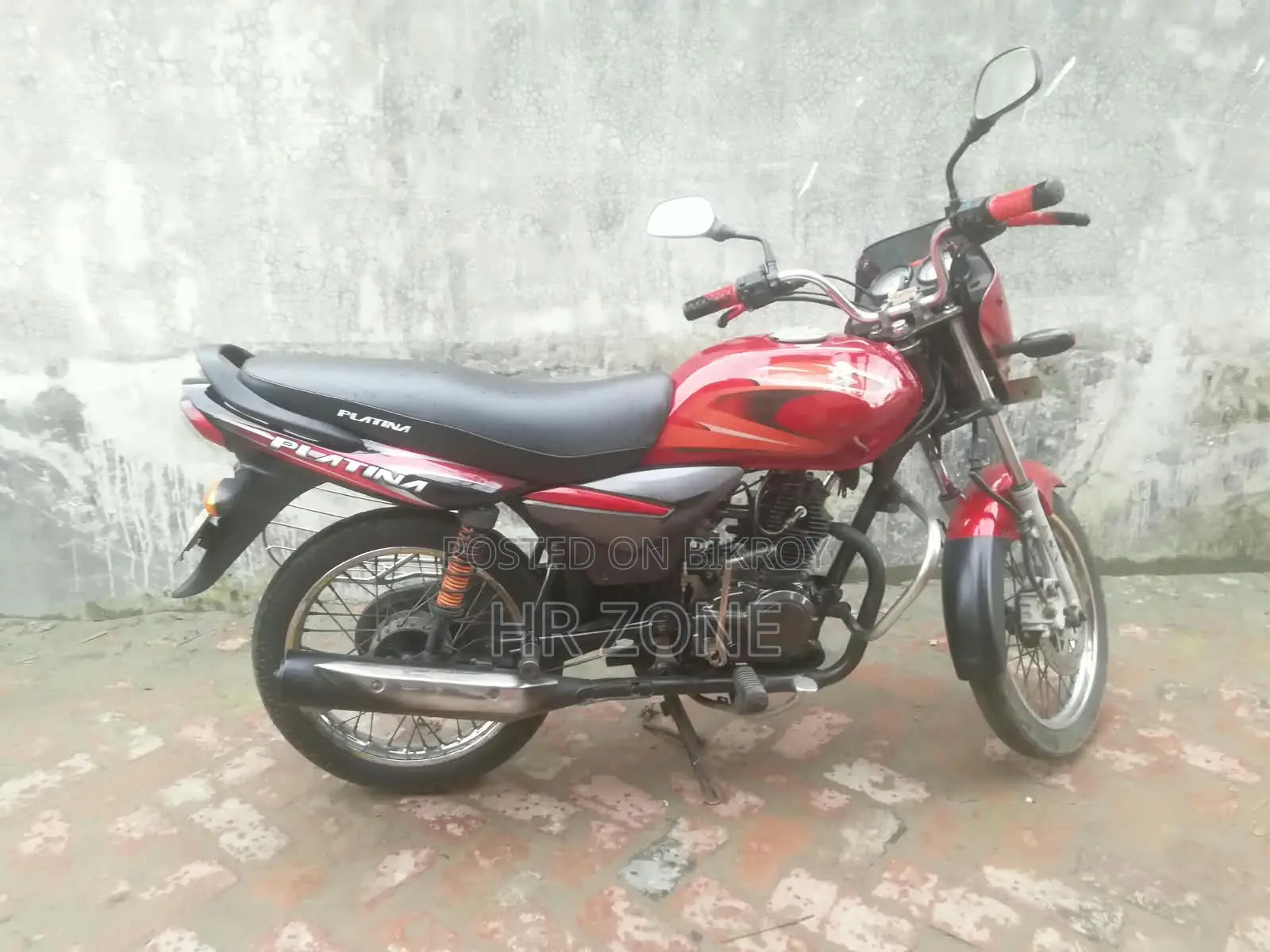 Bajaj Platina 100 2014 Red