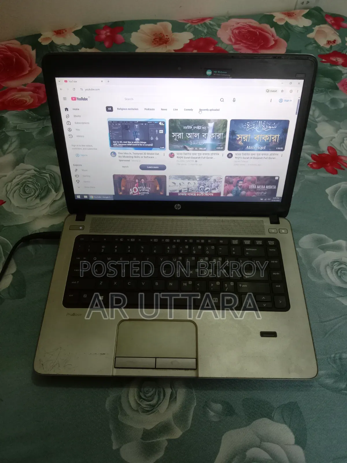 Laptop HP 4GB Intel Core i3 HDD 500GB