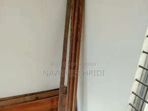 সেগুন কাঠের সেমি ডাবল খাট জাজিম তোশকসহ
