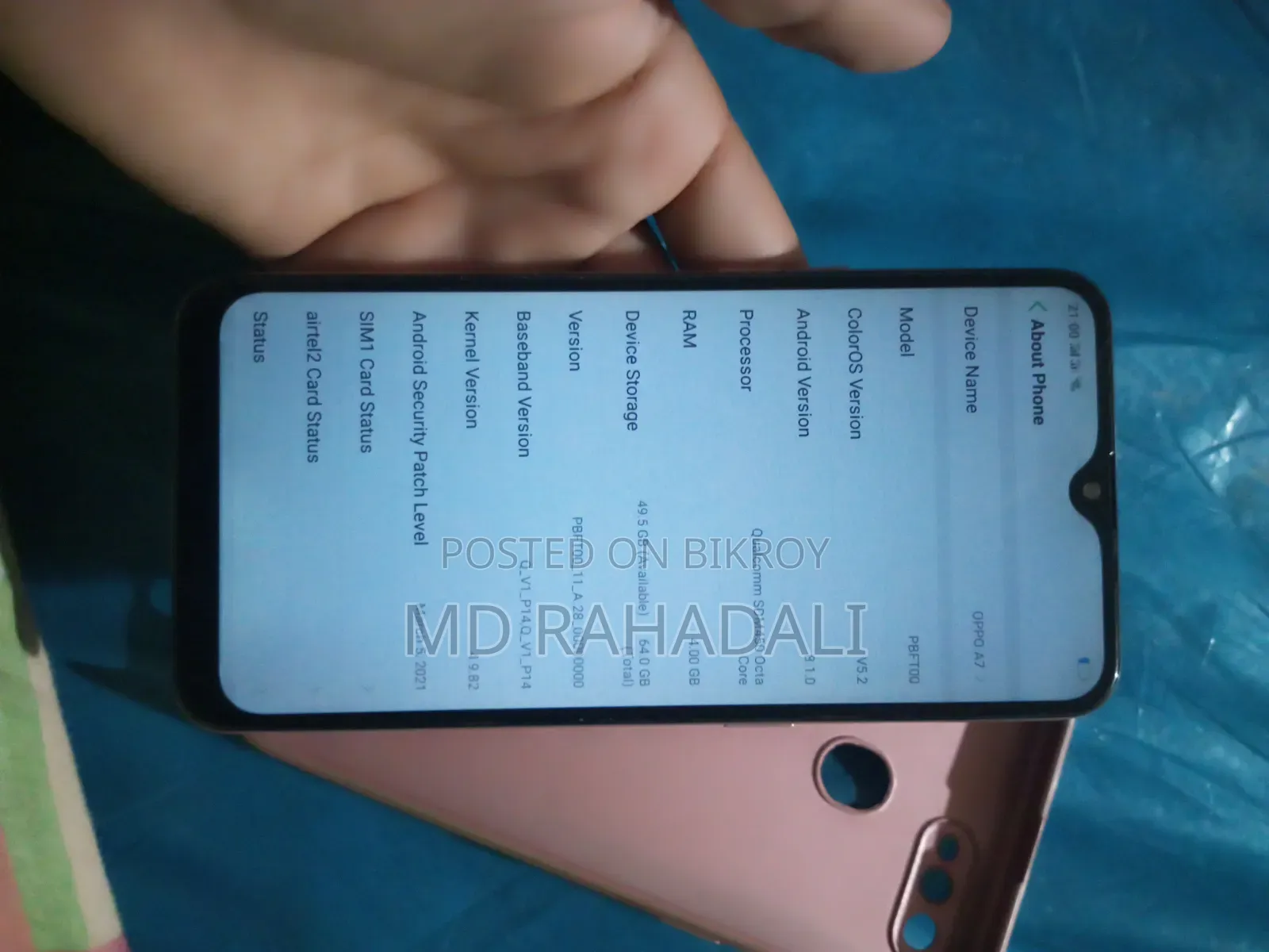 Oppo A7 64 GB Orange