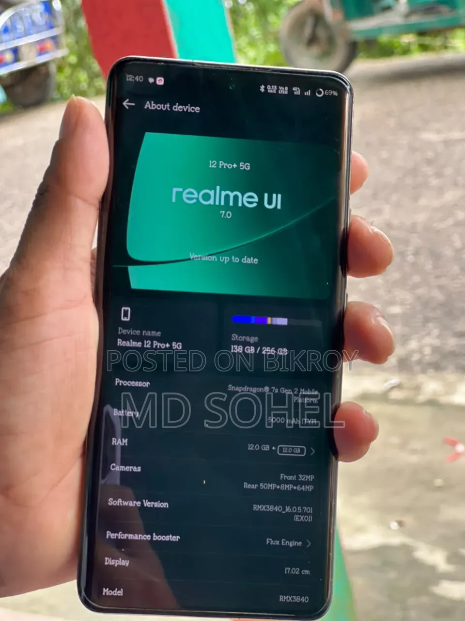 Realme 12 Pro+ 256 GB Blue