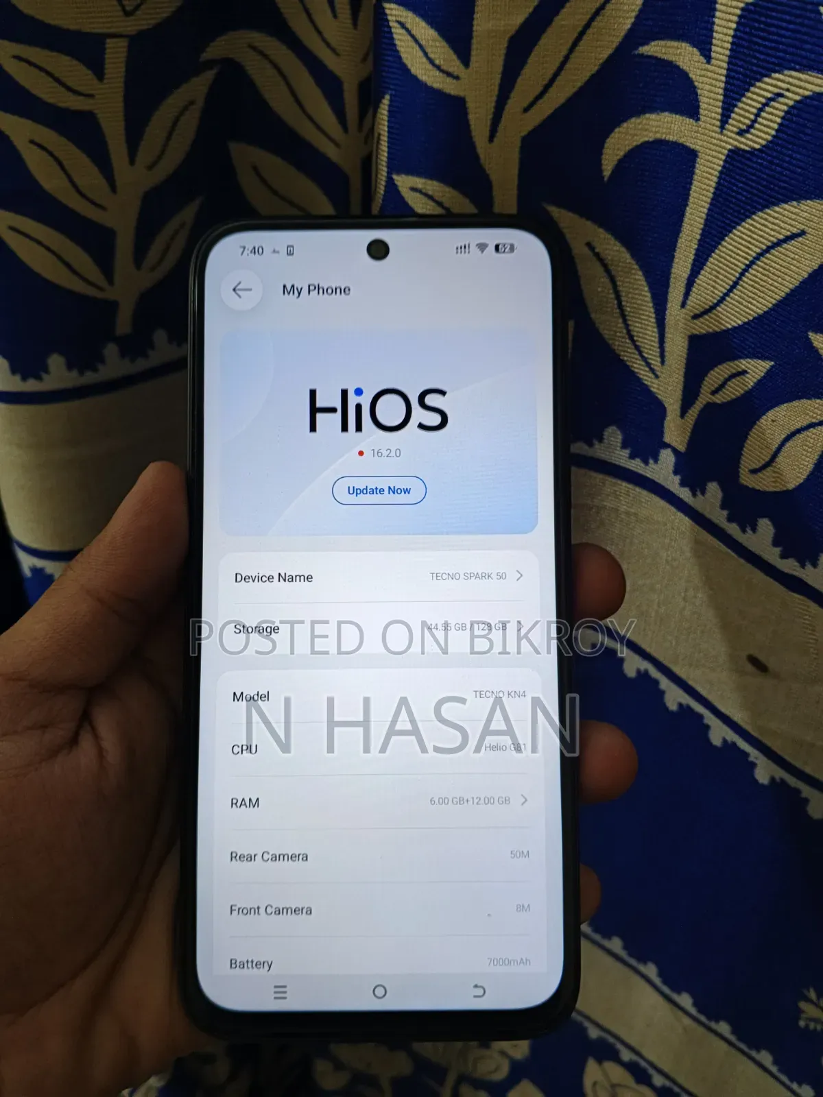 Tecno Spark 50 128 GB Blue