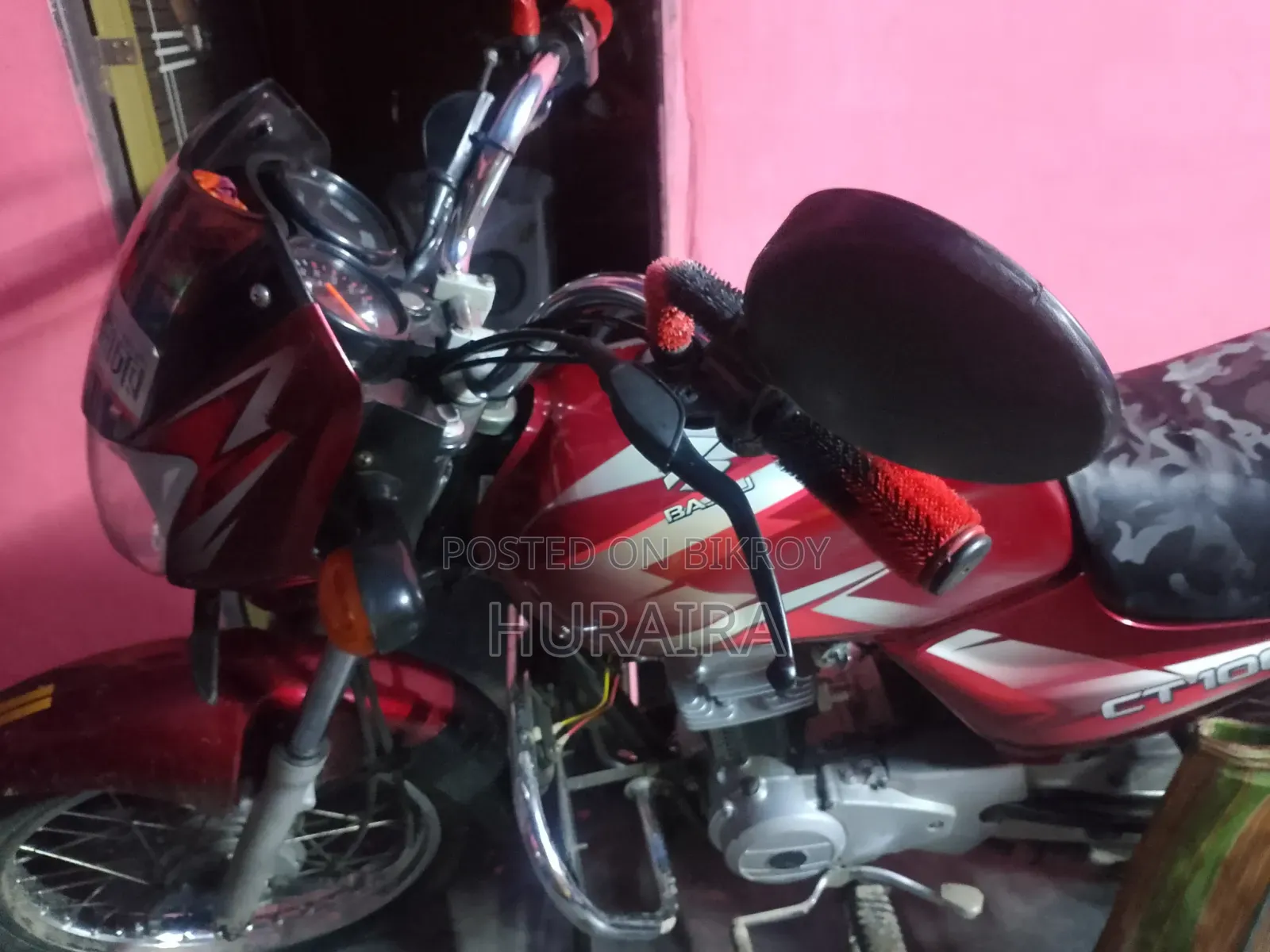 Bajaj CT 100 2018 Red