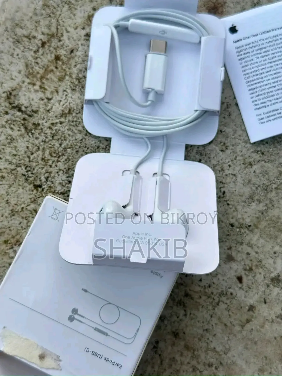 Apple Original USB C Earphone for iPhone 15-16-17 Pro Max