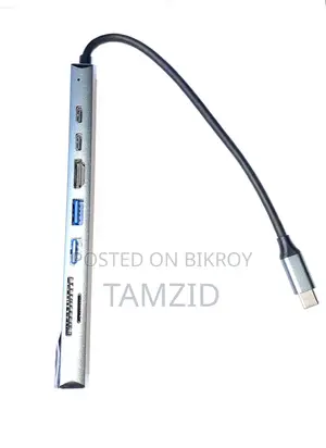 TYPE-C to HDMI 8in1 Adapter; TF/SD+USB3.0*2+Type-C(3.1)+PD(≈100W)+RJ45