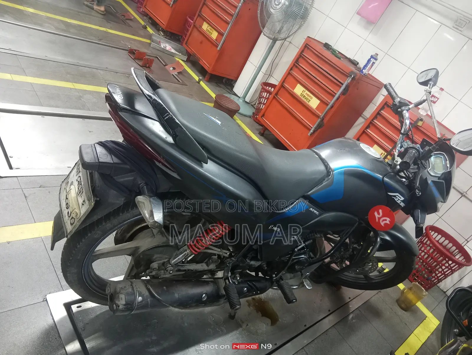 হিরো প্যাশন এক্সপ্রো এক্সটেক ২০২৩ কালো