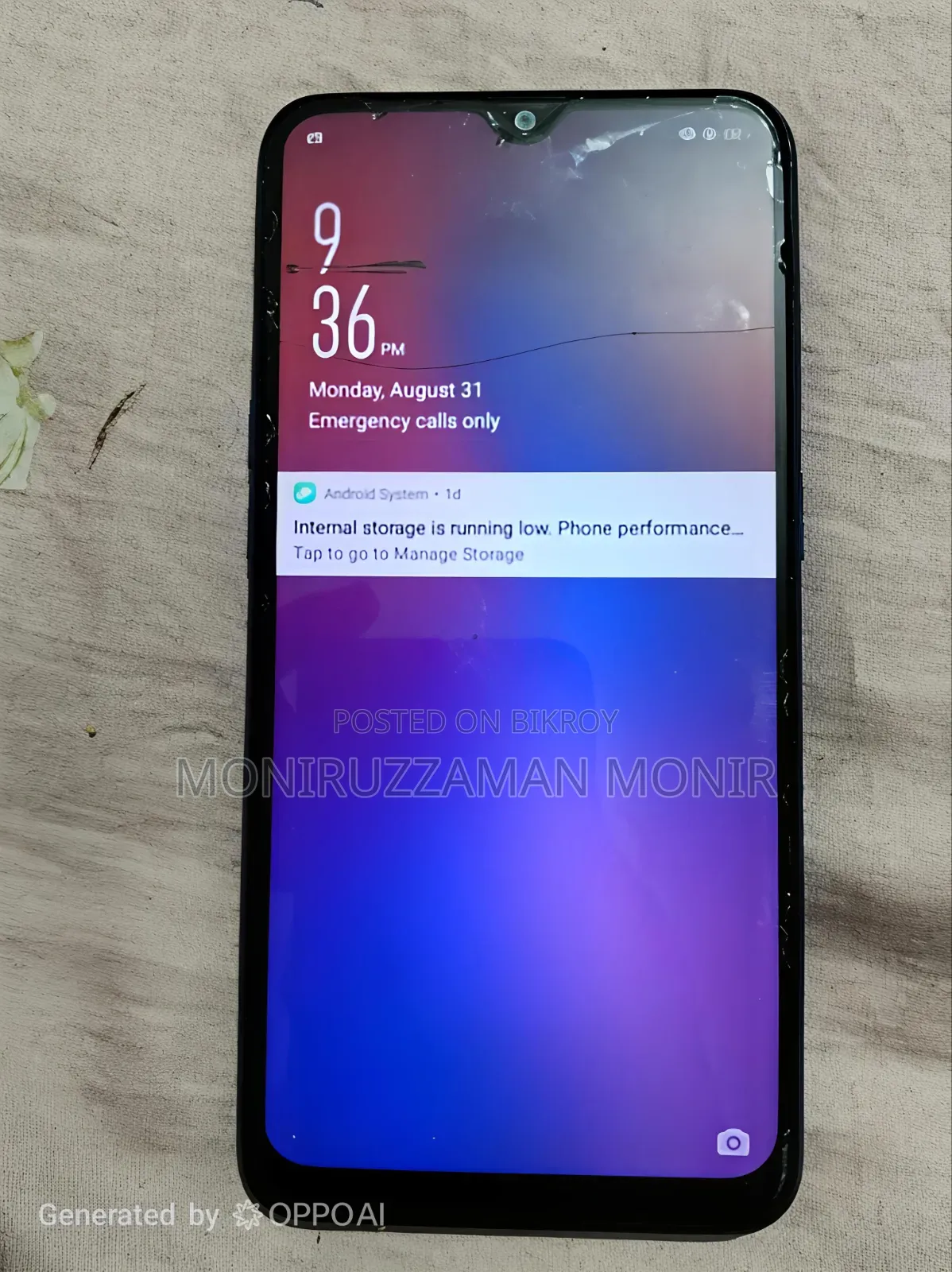 Oppo A5s (AX5s) 32 GB Blue